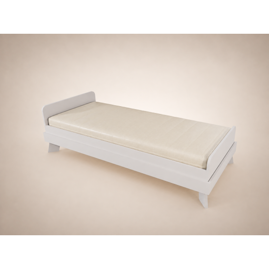 Reni convertible cot, 120x70, in light grey
