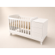 Reni combi cot 120x60 in white