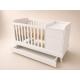 Reni combi cot 120x60 in white