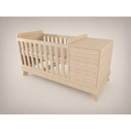 Reni combi cot 120x60 in Sonoma color