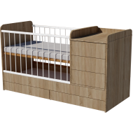 Reni combi cot 120x70 in light sonoma color