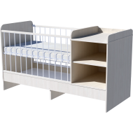 Lili combi cot 120x70 in white birch color