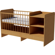 Lili combi cot 120x70 in beech color