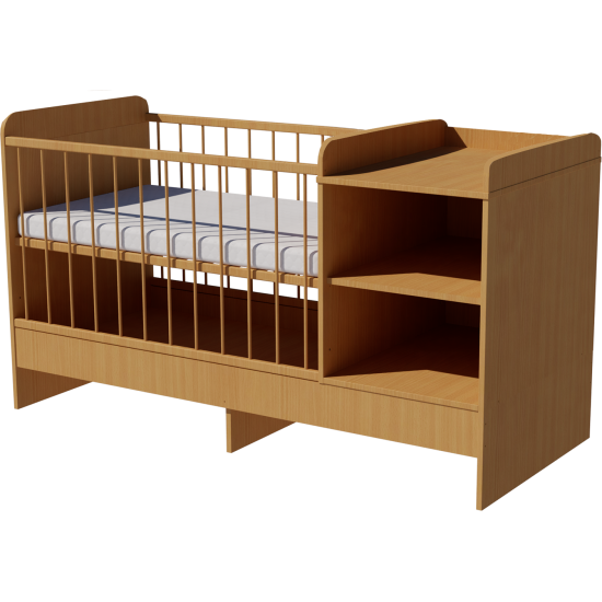 Lili combi cot 120x70 in beech color Lili combi cot 120x70 in beech color