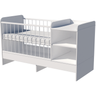 Lili combi cot 120x70 in white