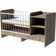 Lili combi cot 120x60 in chestnut color
