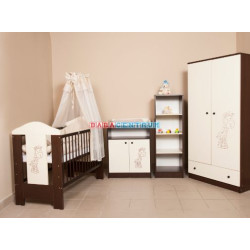 Savanna Plus nursery (Zsófi changing table, Bence wardrobe, Claudia cot 120x60, Domi toy storage) Savanna Plus nursery (Zsófi changing table, Bence wardrobe, Claudia cot 120x60, Domi toy storage)