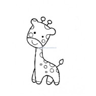 Giraffe, facing left Giraffe, facing left