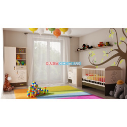 Bonanza 3 nursery (Tomi changing table, Geri wardrobe, Ákos cot 140x70) Bonanza 3 nursery (Tomi changing table, Geri wardrobe, Ákos cot 140x70)
