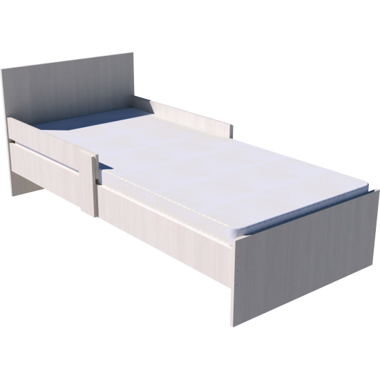Zoli youth bed 200x90 in white birch color Zoli youth bed 200x90 in white birch color