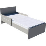 Zoli youth bed 200x90 in light gray