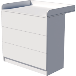 Patrik changing table in white Patrik changing table in white