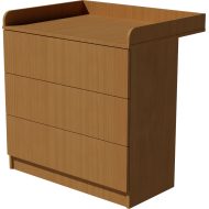 Patrik changing table in beech color