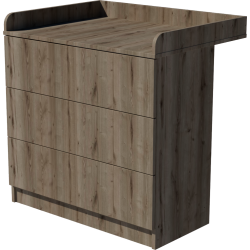 Patrik changing table  Chestnut color Patrik changing table  Chestnut color