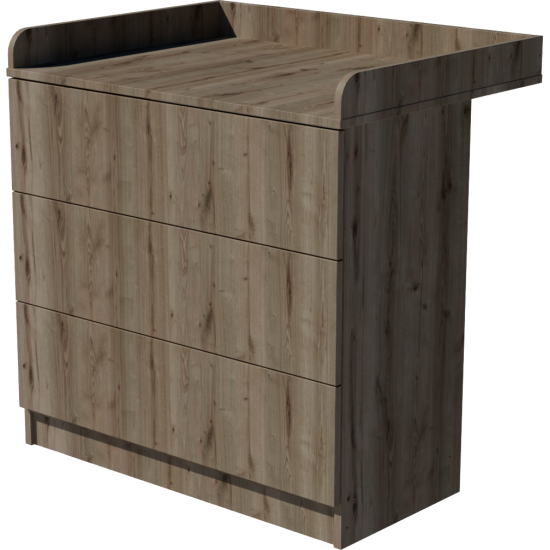 Patrik changing table  Chestnut color Patrik changing table  Chestnut color