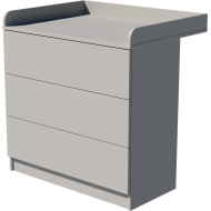 Patrik changing table in light gray Patrik changing table in light gray