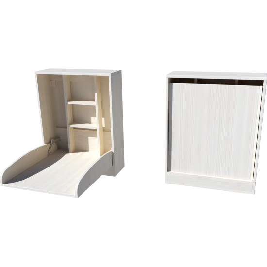 Wall-mounted changing table, dimensions: 66x83x84. Available in birch color. Wall-mounted changing table, dimensions: 66x83x84. Available in birch color.