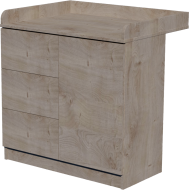 Peti changing table, size 90x40x85. Desmond color.