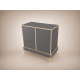 Tomi changing table in Anthracite, with Sonoma edging