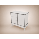 Tomi changing table in White, with anthracite edging