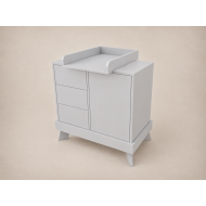 Tomi changing table in light grey