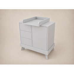 Tomi changing table in light grey