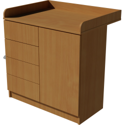 Tomi changing table, dimensions 90x40x85. Beech color Tomi changing table, dimensions 90x40x85. Beech color