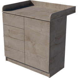 Tomi changing table, size 90x40x85. Desmond color Tomi changing table, size 90x40x85. Desmond color
