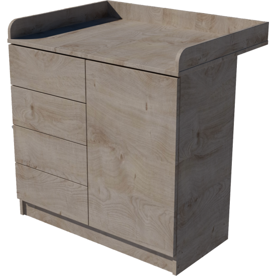 Tomi changing table, size 90x40x85. Desmond color Tomi changing table, size 90x40x85. Desmond color