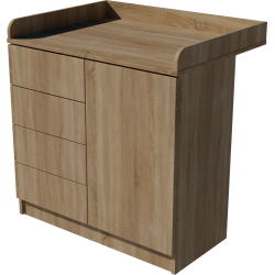 Tomi changing table, size 90x40x85. Light sonoma color. Tomi changing table, size 90x40x85. Light sonoma color.