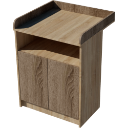 Zsófi changing table, size 70x40x85. Light sonoma-dark sonoma color. Zsófi changing table, size 70x40x85. Light sonoma-dark sonoma color.