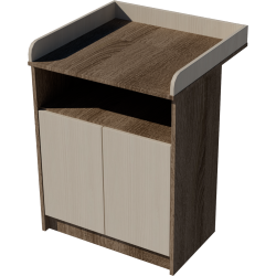 Zsófi changing table, size 70x40x85. Dark sonoma-birch color. Zsófi changing table, size 70x40x85. Dark sonoma-birch color.
