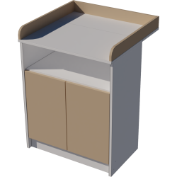 Zsófi changing table, size 70x40x85. White-cappuccino color. Zsófi changing table, size 70x40x85. White-cappuccino color.