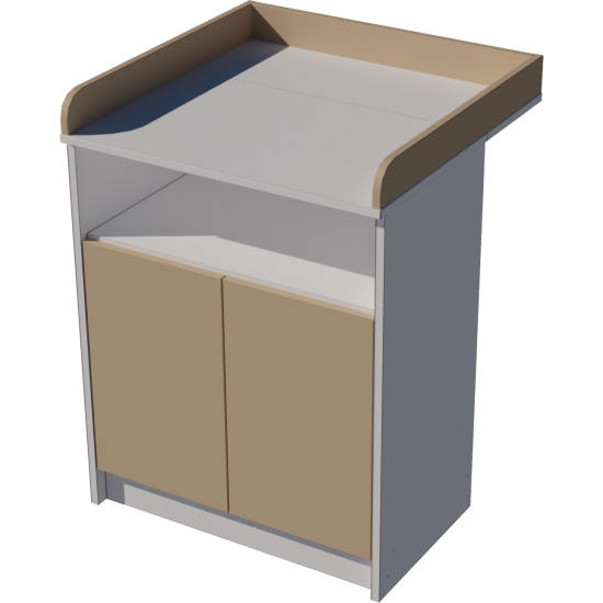 Zsófi changing table, size 70x40x85. White-cappuccino color. Zsófi changing table, size 70x40x85. White-cappuccino color.
