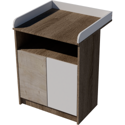 Zsófi changing table, size 70x40x85. Dark sonoma-white-desmond color. Zsófi changing table, size 70x40x85. Dark sonoma-white-desmond color.