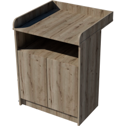 Zsófi changing table, size 70x40x85. Chestnut color. Zsófi changing table, size 70x40x85. Chestnut color.