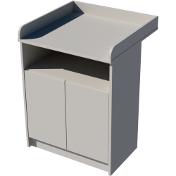 Zsófi changing table, size 70x40x85. Grey color. Zsófi changing table, size 70x40x85. Grey color.