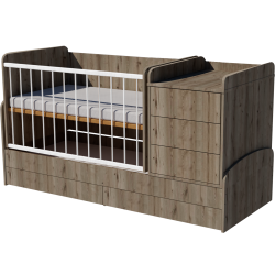 Ringatható Reni combi cot 120x70 in chestnut color Ringatható Reni combi cot 120x70 in chestnut color