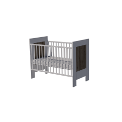 Martin cot 120x60 in white-chestnut color Martin cot 120x60 in white-chestnut color