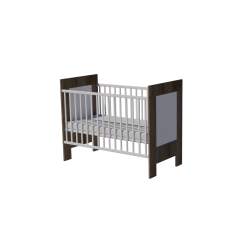 Martin cot 120x60 in dark sonoma-white Martin cot 120x60 in dark sonoma-white