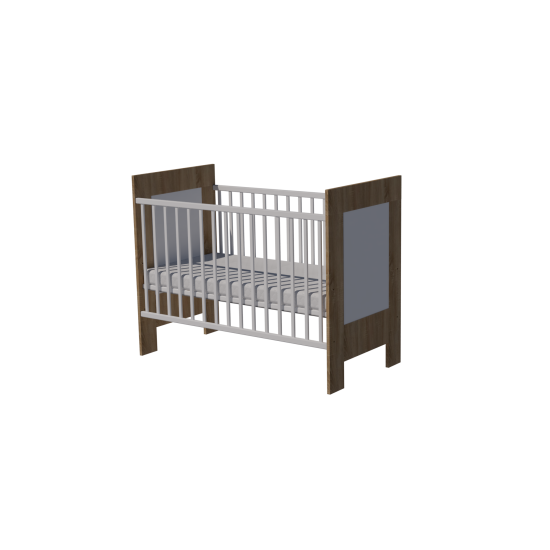 Martin cot 120x60 in light sonoma-white Martin cot 120x60 in light sonoma-white