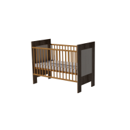 Martin cot 120x60 in dark sonoma-birch color