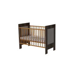 Martin cot 120x60 in dark sonoma-birch color Martin cot 120x60 in dark sonoma-birch color