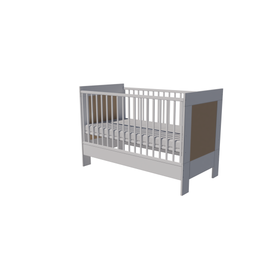 Zora cot 120x60 in white and cappuccino Zora cot 120x60 in white and cappuccino