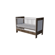 Zora cot 140x70 in dark sonoma-white Zora cot 140x70 in dark sonoma-white