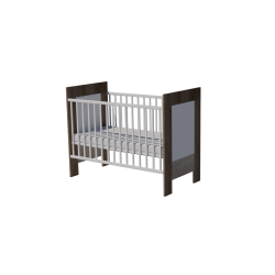 Martin cot bed 120x60 in dark sonoma-white-desmond Martin cot bed 120x60 in dark sonoma-white-desmond