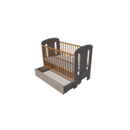 Claudia cot 120x60 in Desmond color
