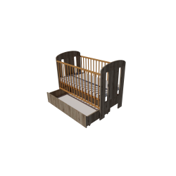Claudia cot bed 120x60 in Chestnut Claudia cot bed 120x60 in Chestnut