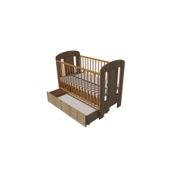 Claudia cot bed 120x60 in light sonoma color Claudia cot bed 120x60 in light sonoma color
