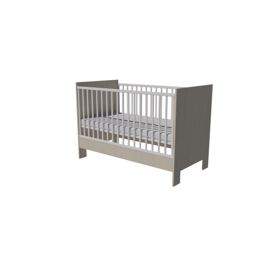 Zora cot 140x70 in white-birch color Zora cot 140x70 in white-birch color
